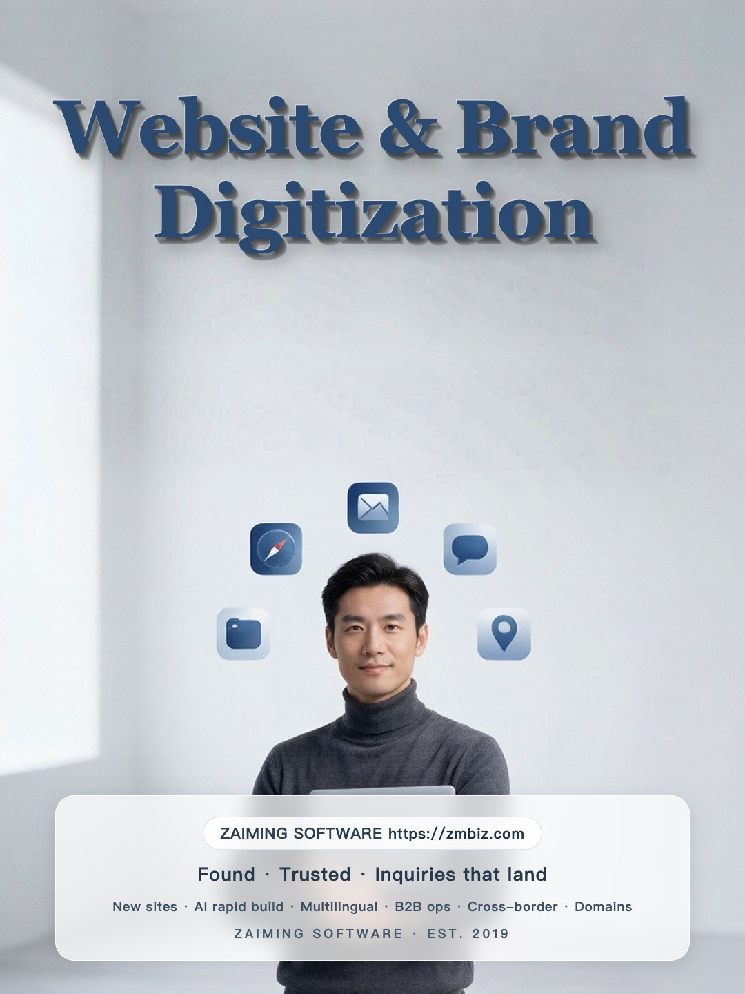 ZAIMING · Website & Brand Digitization