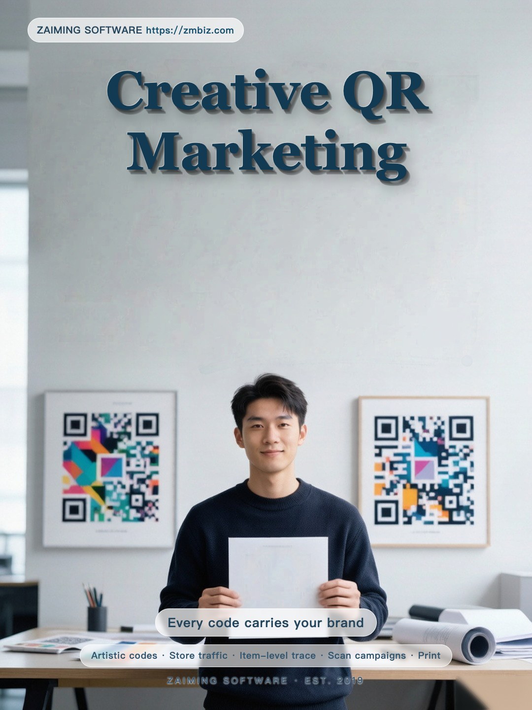 ZAIMING · Creative QR Marketing