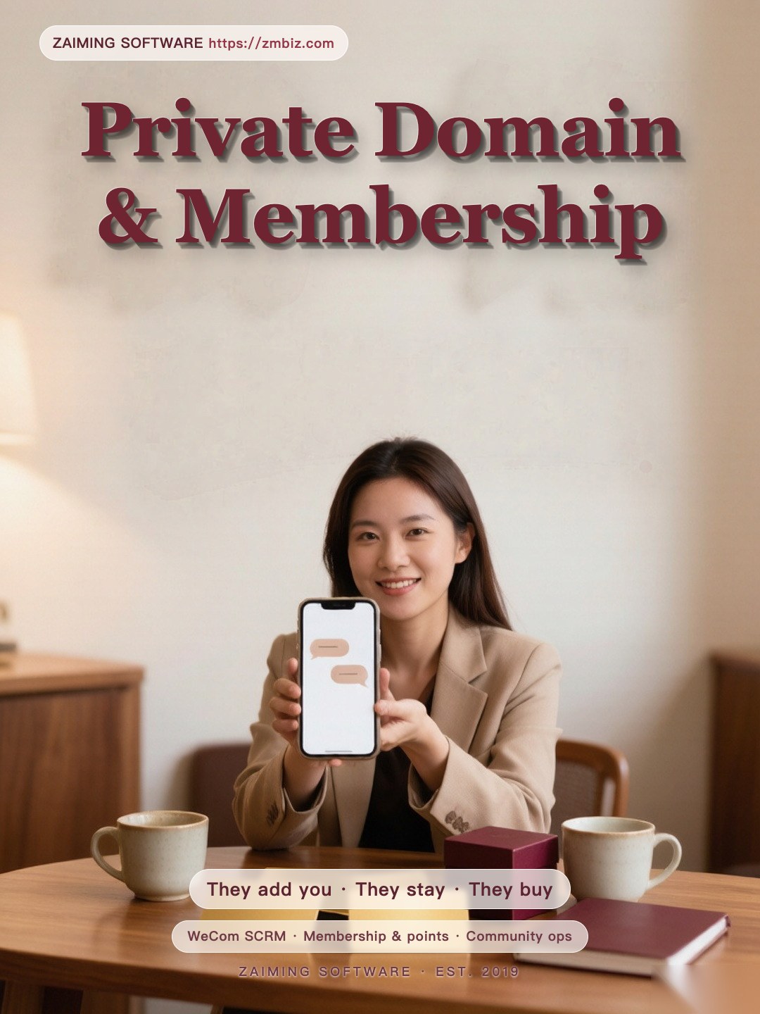 ZAIMING · Private Domain & Membership